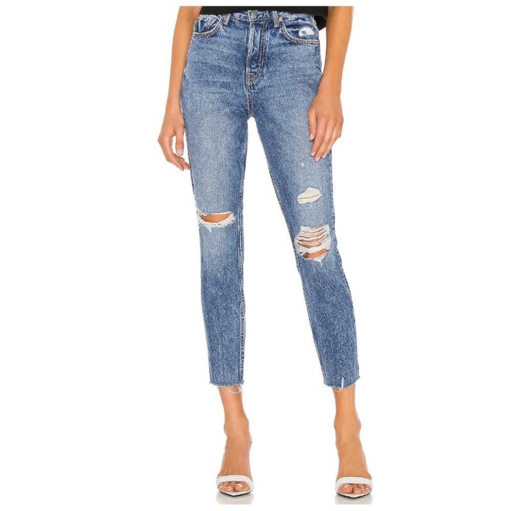 GRLFRND • super high rise karolina jean revolve - go my way wash sz 25